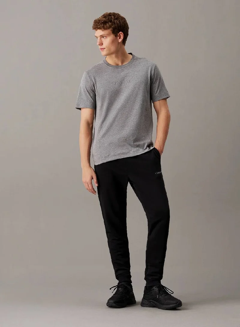 CALVIN KLEIN MEDIUM GREY HEATHER Gym T-shirt for Men | Best Price UAE