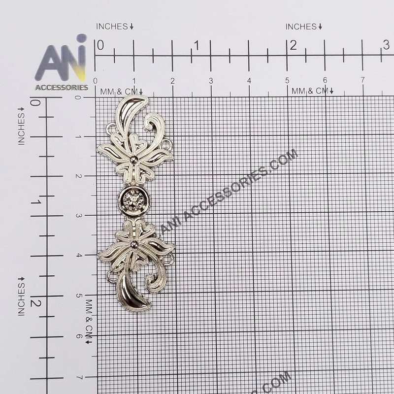 Ani Accessories 4 Pcs Silver metal Frog button Cloak Fasteners Unisex Cheongsam Buttons Vintage Cardigan Clip Frog Closure Metal Button For Kurti Kurta Jacket Shirt Coat Blazer DIY Art Craft - Image 2