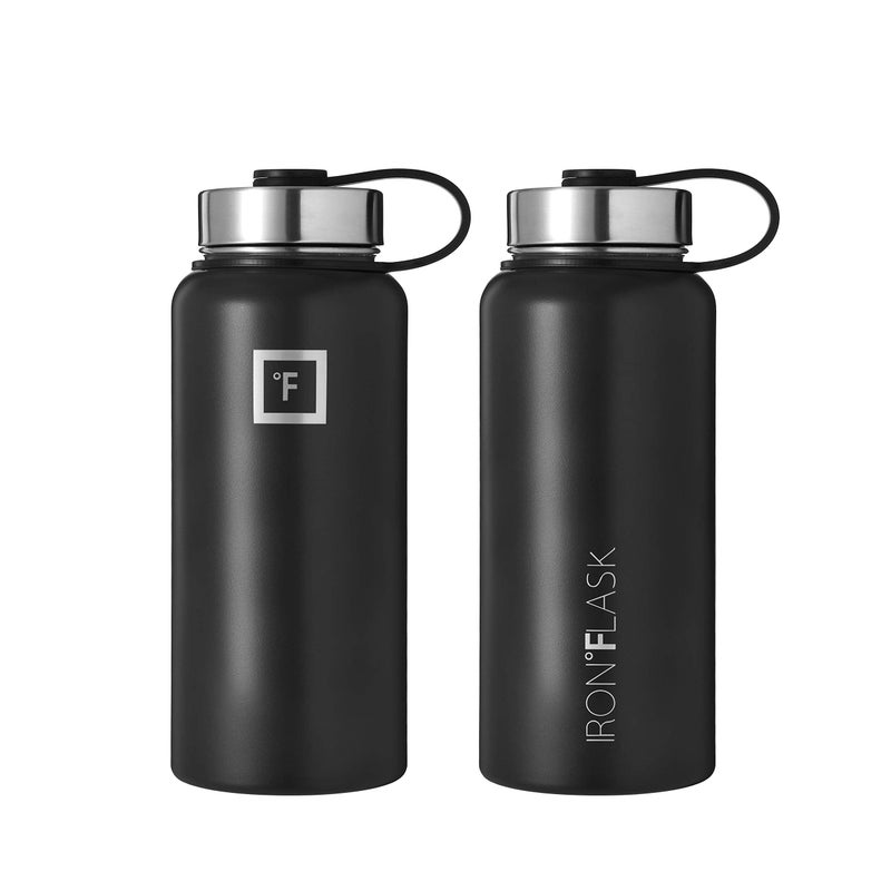 IRON Iron Flask Sports Water Bottle - 32 Oz  3 Lids (Straw Lid)  Leak Proof  Vacuum Insulated Stainless Steel  Double Walled  Thermo Mug  Metal Canteen  - Image 5