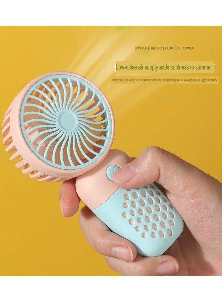 AROAQ Mini Handheld Fan, USB Rechargeable Small Personal Hand Fan, Portable Low Noise Long Battery Life Strong Wind Student Mini Fan, Ideal For Gift, (Z8 Yellow) - Image 2