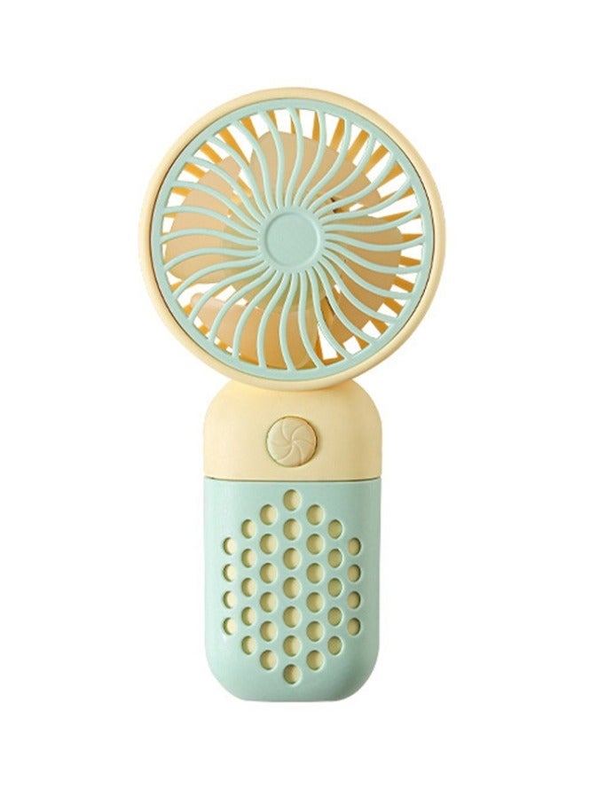 AROAQ Mini Handheld Fan, USB Rechargeable Small Personal Hand Fan, Portable Low Noise Long Battery Life Strong Wind Student Mini Fan, Ideal For Gift, (Z8 Yellow) - Image 1