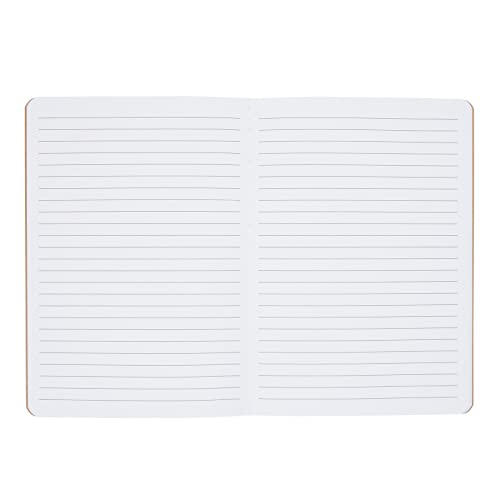 Paper Junkie Inspirational Notebooks Set - 8 Pack A5 (5.8 x 8.3 in) Kraft Paper Lined - Bulk Journals for School & Office - Teacher Essentials & Note-Taking - Image 5