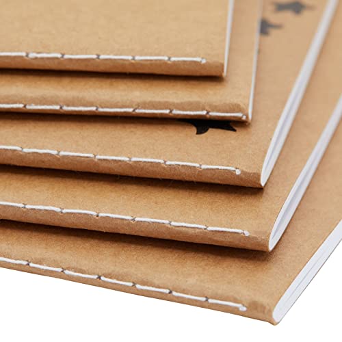 Paper Junkie Inspirational Notebooks Set - 8 Pack A5 (5.8 x 8.3 in) Kraft Paper Lined - Bulk Journals for School & Office - Teacher Essentials & Note-Taking - Image 4