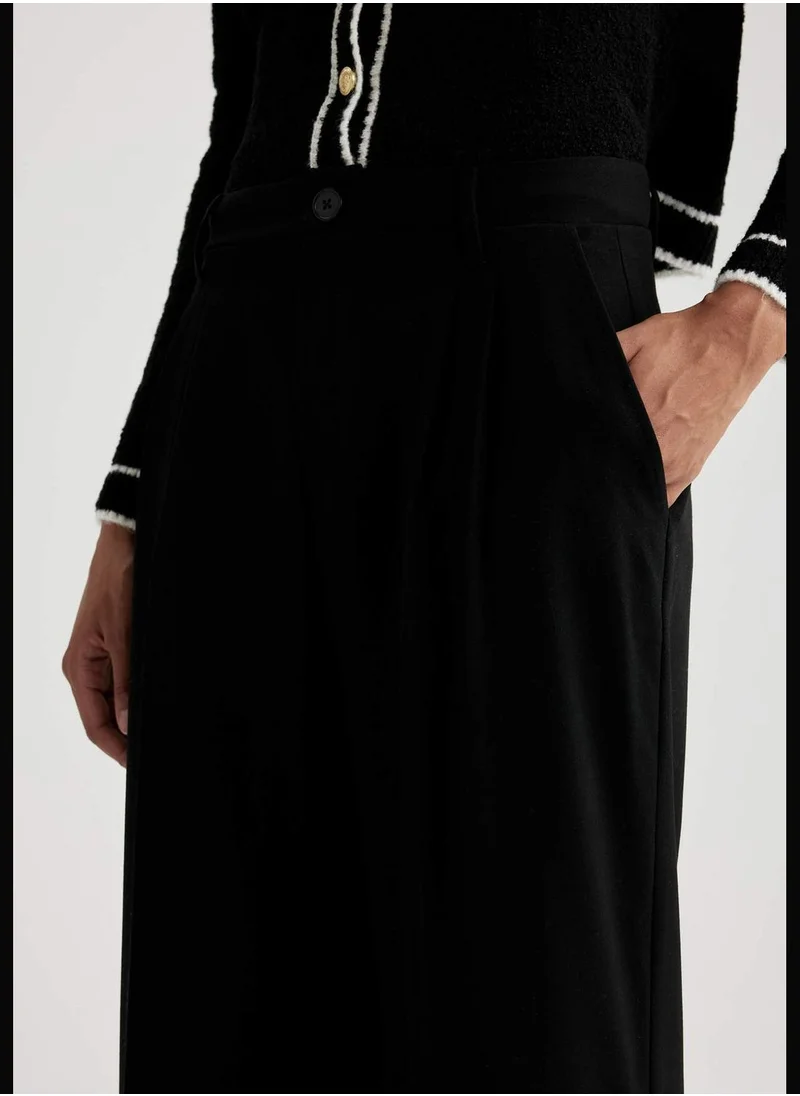 DeFacto Woman Wide Leg Woven Trousers