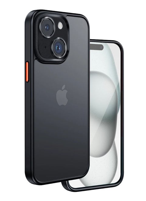 iPhone 15 Plus Case Liquid Silicone Case iPhone 15 Cover 6.1 inch Liquid Gel Rubber Soft Silky Touch Shockproof Thin Protective Cover Compatible with Apple iPhone 15 Plus (BLACK)