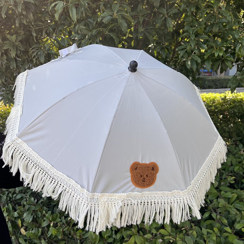 Princess Umbrella Lace Children'S Umbrella Baby Women'S Umbrella Children'S Umbrella Uv-Proof New Creative Dual-Use Sunny Rain - Image 5