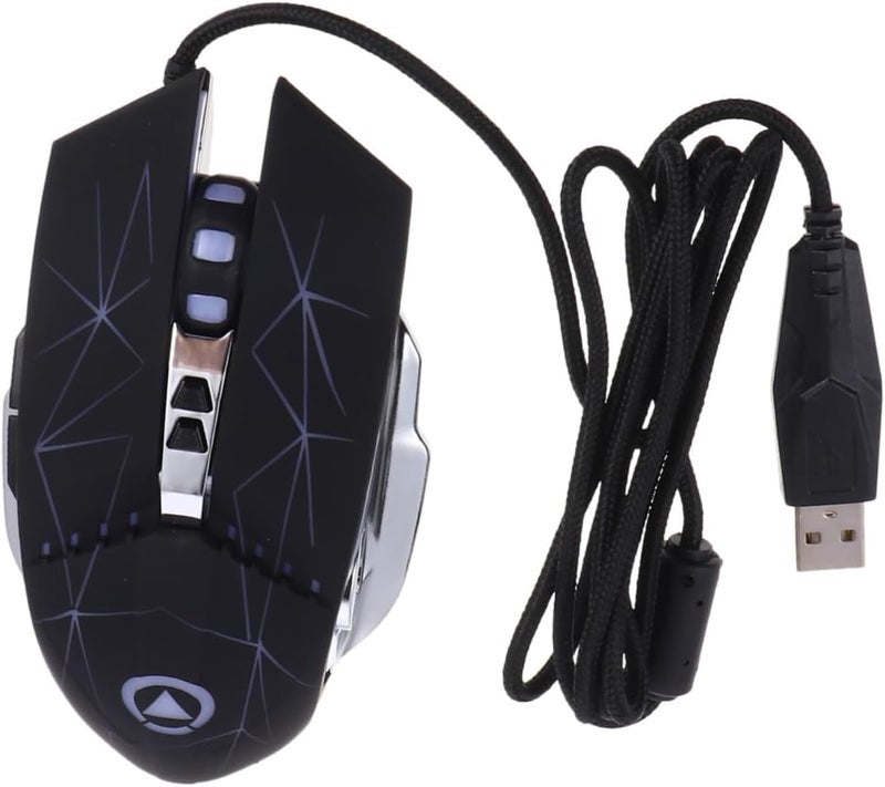 All usage compatible Toddmomy Wired USB Gaming Mechanical Mouse for PC Silent Backlit Computer Mice Galaxy Black Wired Gaming for Gamers Color Style High strength upgraded material Trendy natural tone options All consumer tier purchase options Diverse application fit Universal design All temp range compatible build Most item matching trendy design Ventilated design Wide range usage design Storage transit efficiency build Lightweight Easy handling optimized design Spec upgraded improved quality Demand-based stock planning Multi-style matching design Trendy flexible practical build Consistent single item quality General compatible practical design Hot & cold climate compatible Multi-purpose Varied available picks Heat resistant Home & professional compatible Global standard processed material - Image 1