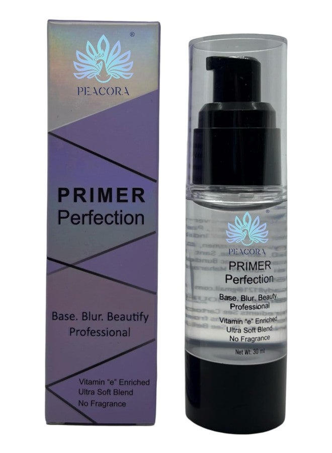 PEACORA Cosmetics Flawless Finish Primer, Transparent, Moisturizes Skin, Gel based light weight formula |Provides Radiant & Smooth Finish (30ml) - Image 2