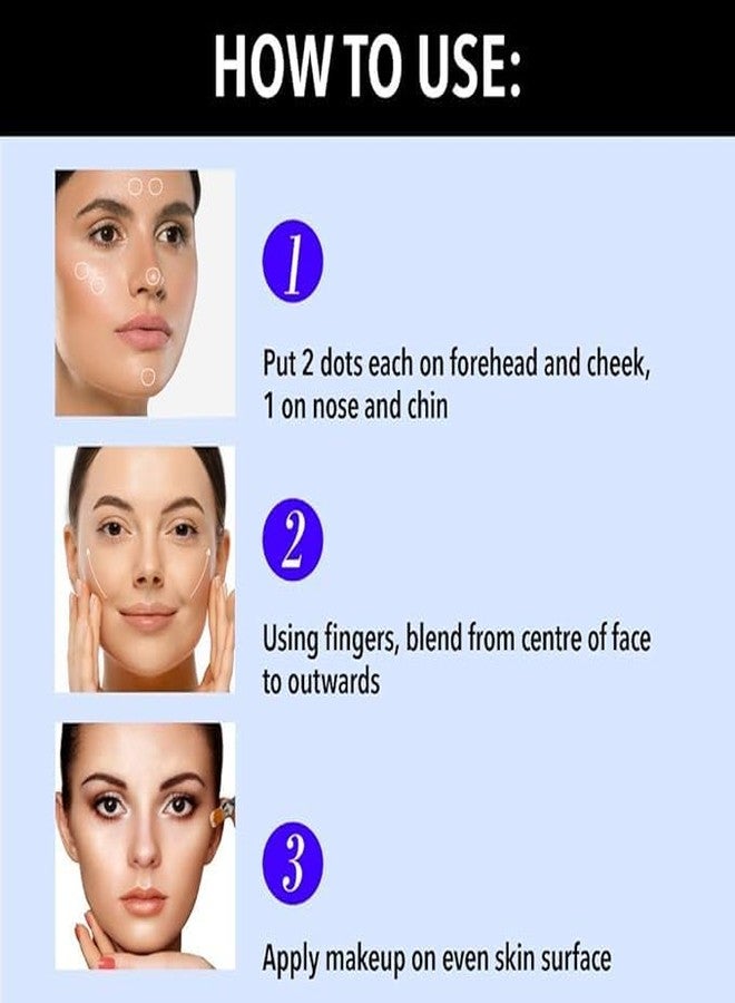 PEACORA Cosmetics Flawless Finish Primer, Transparent, Moisturizes Skin, Gel based light weight formula |Provides Radiant & Smooth Finish (30ml) - Image 3