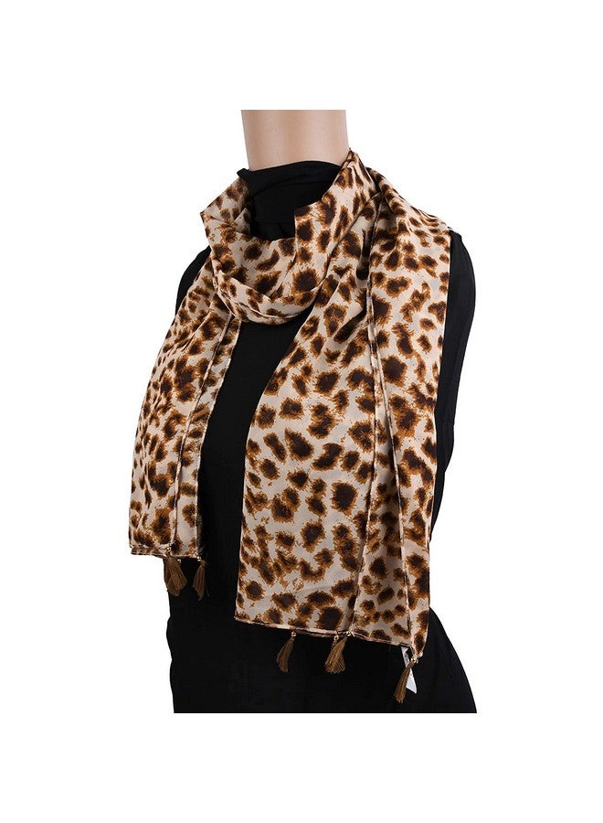 Krystle Printed Combo Scarfs for Girl's, Ladies and Women Light Weight and Soft Poly Cotton Fabric Scarves (Multicolor,S04-(Pack of 3) - Image 2