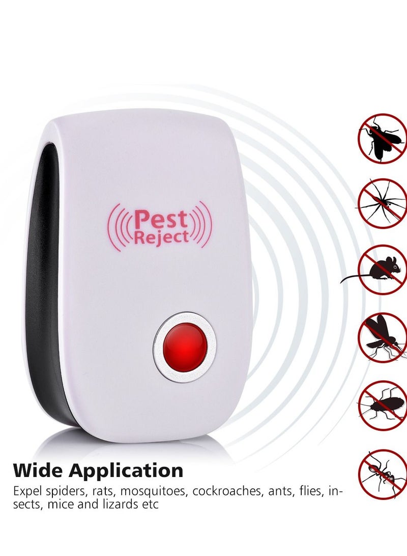 Pest Reject جهاز طرد الآفات الإلكتروني بالموجات فوق الصوتية لطرد الفئران والصراصير والحشرات والجرذان والعناكب والبعوض ومبيد الآفات ومكافحة الآفات المنزلية - Image 3