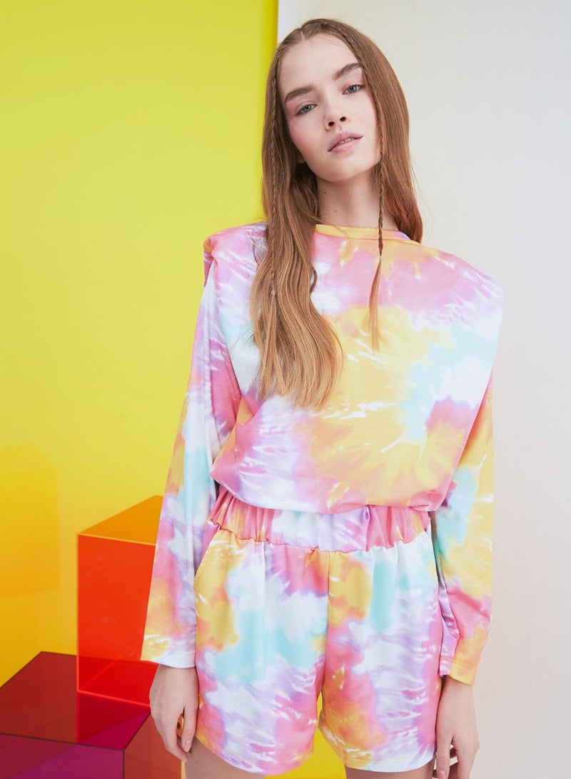 trendyol Crew Neck Sweatshirt & Pants Set - Image 1