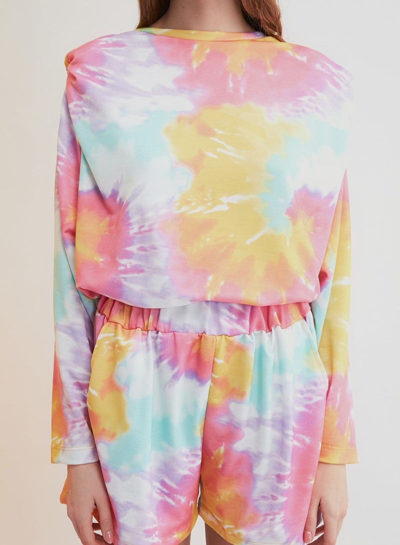 trendyol Crew Neck Sweatshirt & Pants Set - Image 4