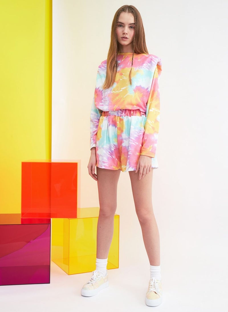 trendyol Crew Neck Sweatshirt & Pants Set - Image 3