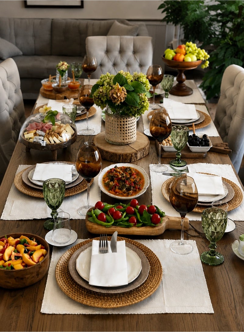 Hanira 25PCS Disposable Linen Feel Napkin Pocket For Elegant Dining Table Settings - Image 3