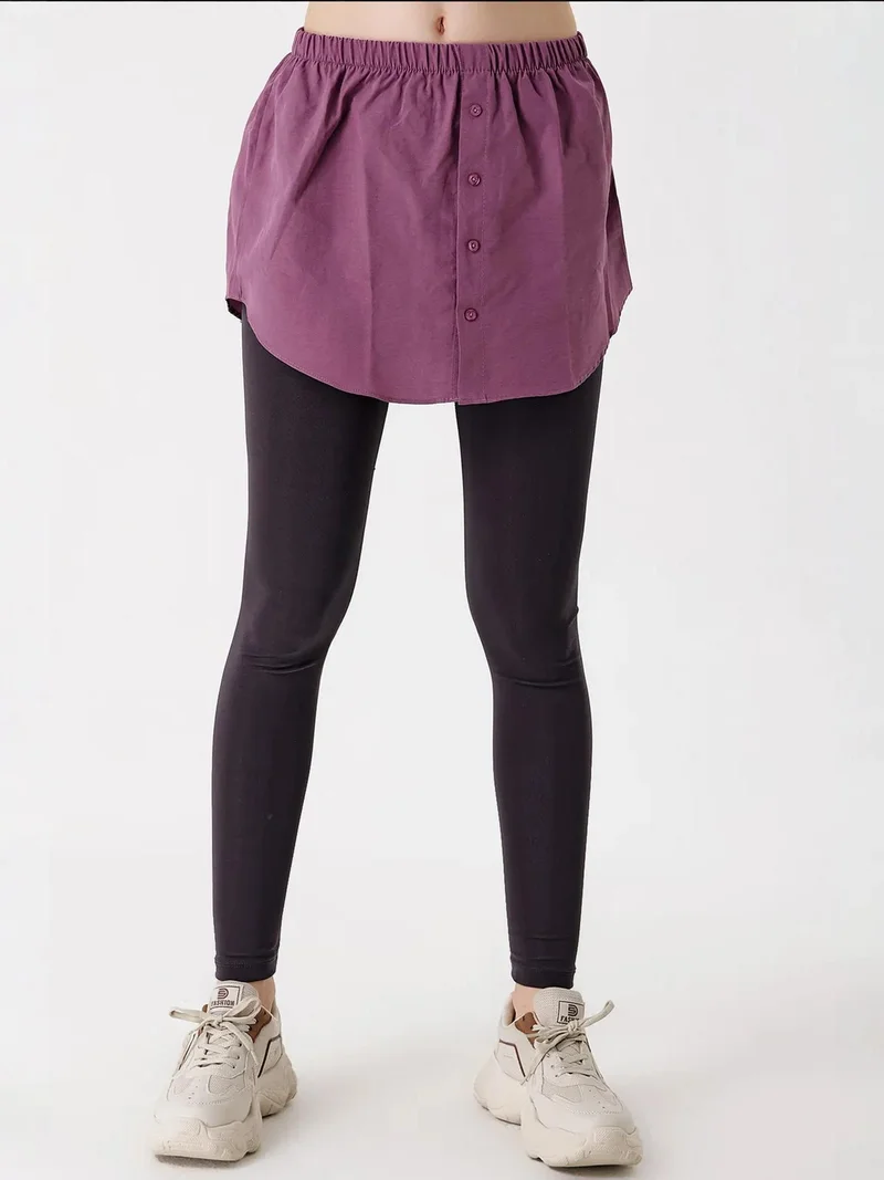 BIG DART BDART Button Detailed Poplin Underskirt