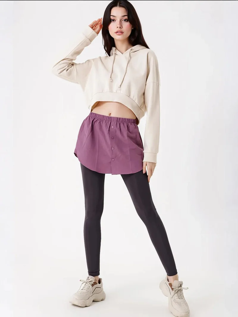 BIG DART BDART Button Detailed Poplin Underskirt