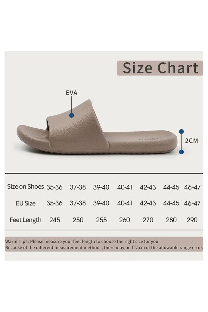 YORGOU Big Size Bathroom Slippers For Men and Women Non-Slip Quick Drying Shower Shoes Comfortable And Soft Sole Slide On Sandal - Image 2