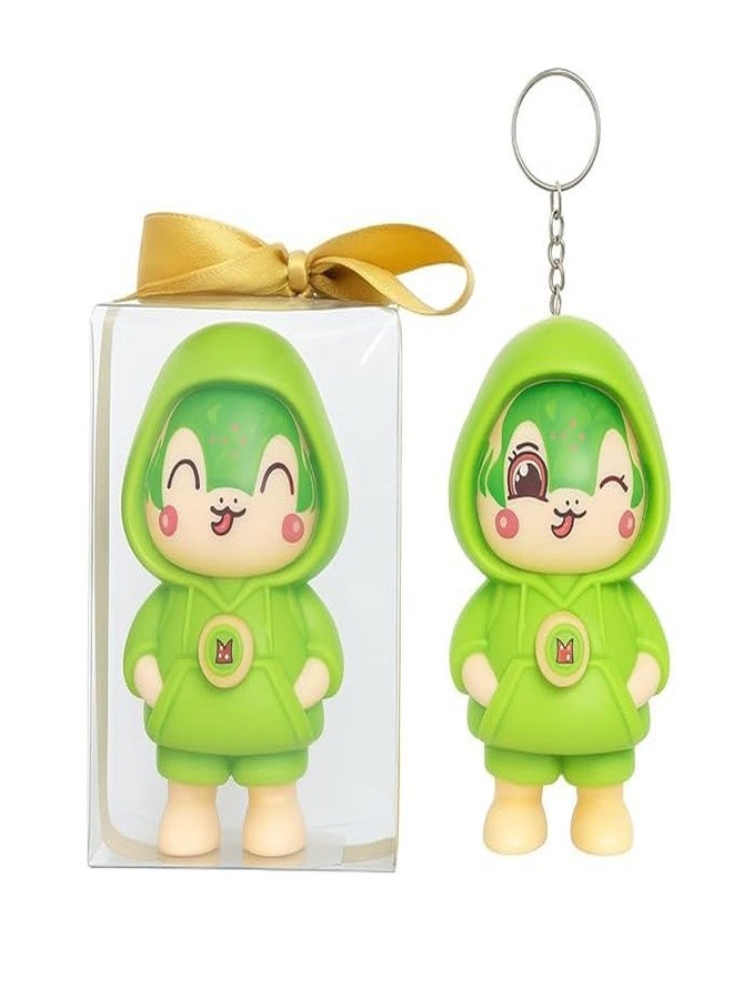 PIERCELL ENTERPRISE Piercell 1pcs Cute Toy Face Changing Keychain - 3 Expression Mood Swing Keychain | Kawaii Cartoon Doll Key Chain for Bags, Backpacks & Gifts for Kids, Teens, Women & Men - Image 3