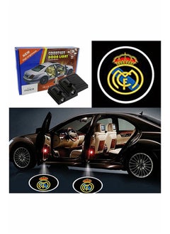 NIBEMINENT 2-Piece LED Car Door Real Madrid Logo Projector Shadow Light Set  - Image 2