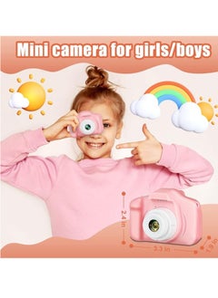 Generic Kids Camera, Birthday Gifts for Girls Age 3-9, HD Digital Video Cameras for Toddler, Portable Toy for 3 4 5 6 7 8 Year Old Girl with 32GB SD Card (Popular, Pink)  - Image 3