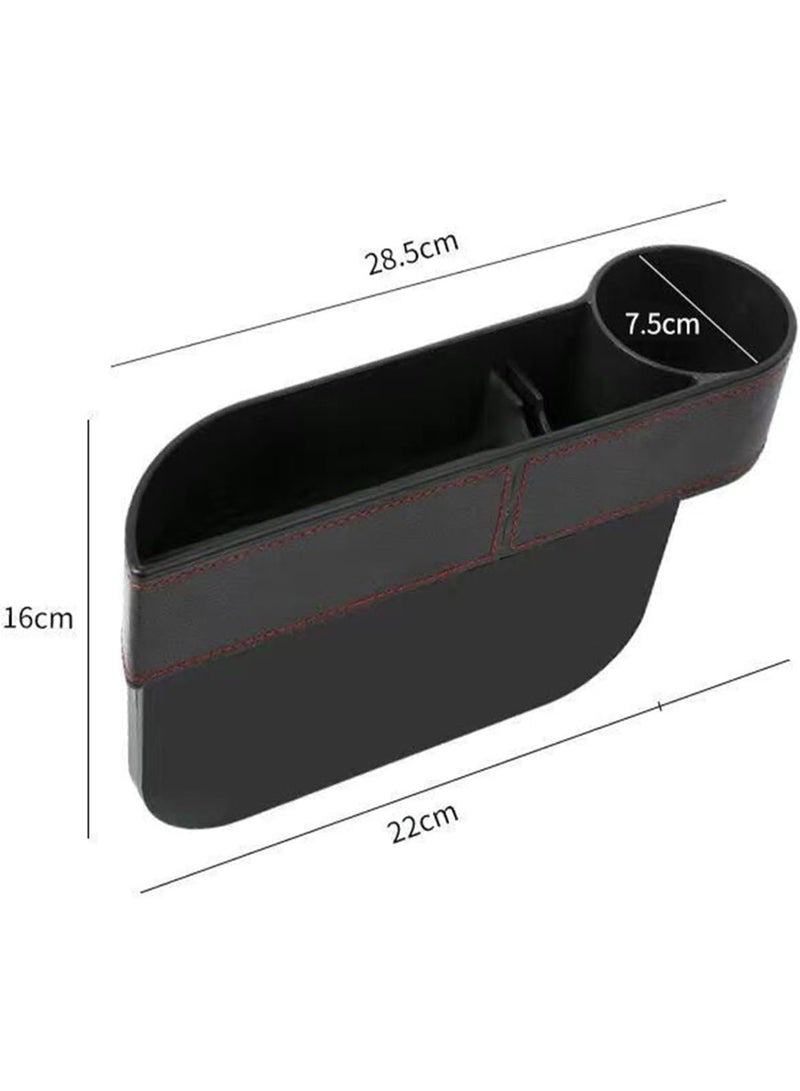LAMAY Car Gap Filler with Cup Holder  | Car Organiser Front Gap Filler | Travel Accessories | Roadtrip Essentials - Image 2