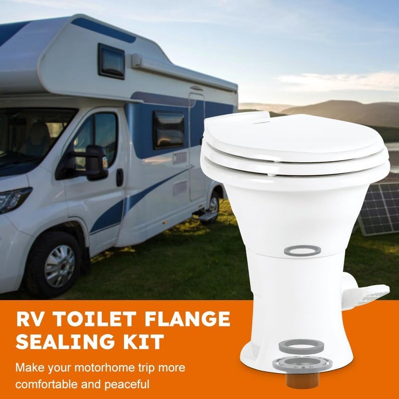 EMVANV RV Toilet Seal and Flange Kit - Image 3
