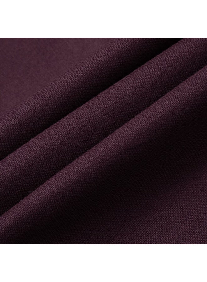 Limeng Pure Cotton Long-sleeve Shirt For Men, Solid Color All-cotton Oxford Cloth Casual Shirt, Large Size, Wine Red, 39 - Image 3