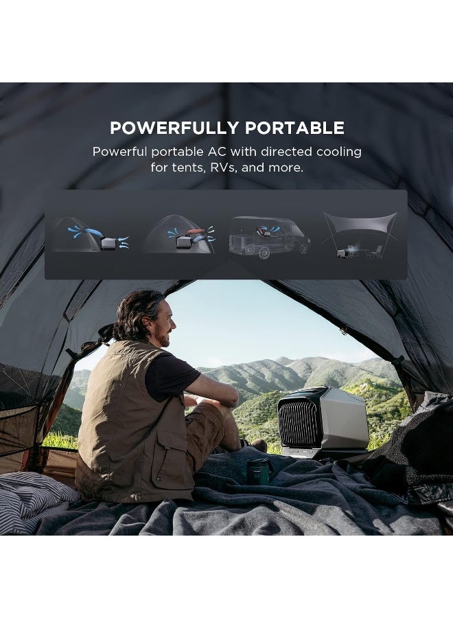 ECOFLOW Wave 2 Portable Air Conditioner, Air Conditioning Unit with Heat, Air Portable AC for Outdoor Tent Camping/RVs or Home Use (Battery Not Included) - Image 4