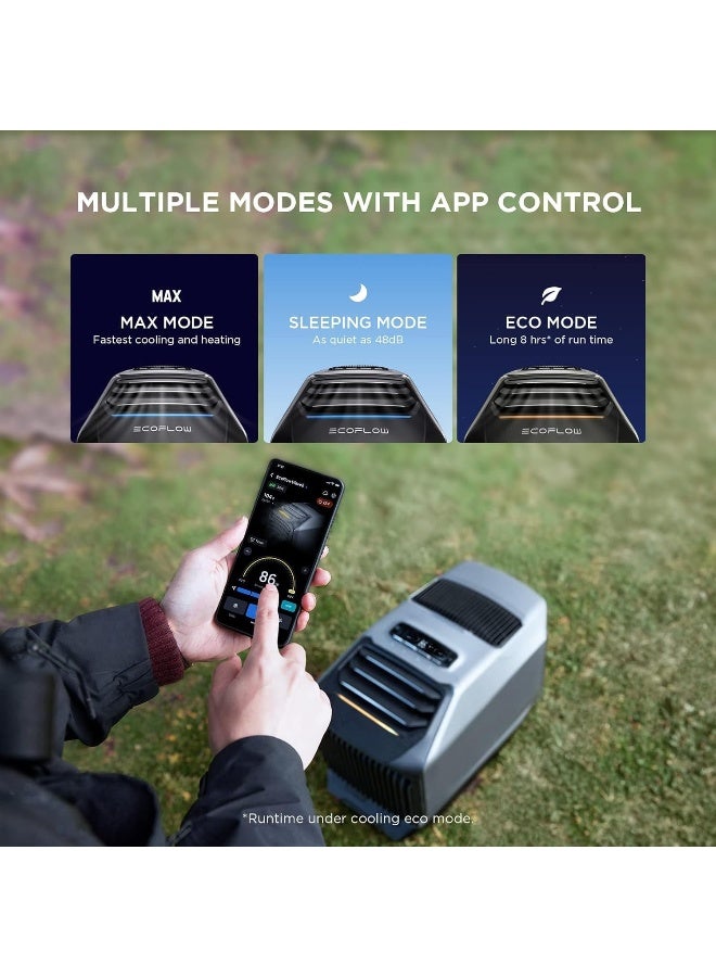 ECOFLOW Wave 2 Portable Air Conditioner, Air Conditioning Unit with Heat, Air Portable AC for Outdoor Tent Camping/RVs or Home Use (Battery Not Included) - Image 5