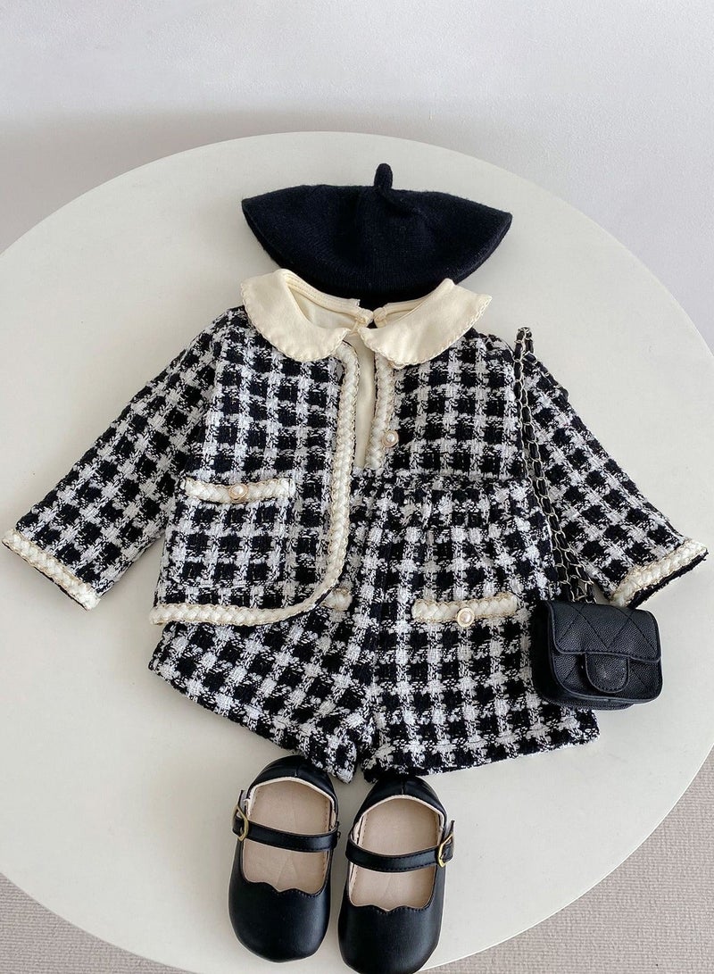 دوكو بافانو طقم ملابس حفلات أطفال بافانو طقم ملابس أطفال رضع 2 قطعة قميص كاجوال 0-3 سنوات بنطلون أزياء حديثي الولادة - Image 5