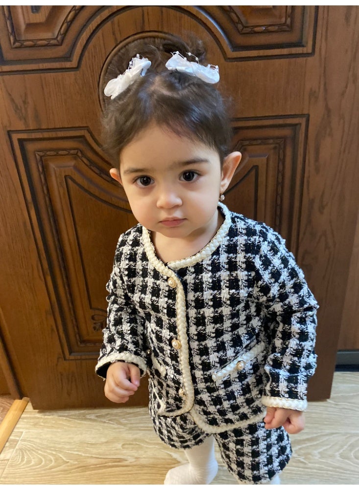 دوكو بافانو طقم ملابس حفلات أطفال بافانو طقم ملابس أطفال رضع 2 قطعة قميص كاجوال 0-3 سنوات بنطلون أزياء حديثي الولادة - Image 4