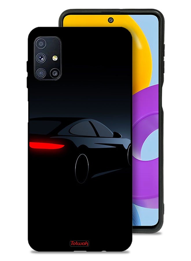 Tolwak Samsung Galaxy M51 Protective Case Cover Dark Car - Image 1