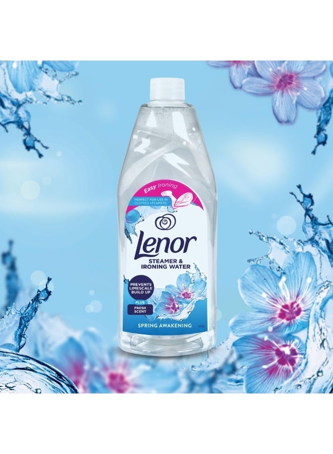 Lenor Ironing & Steamer Water 1L – Spring Awakening, Fresh Scent, Easy Ironing - Image 3