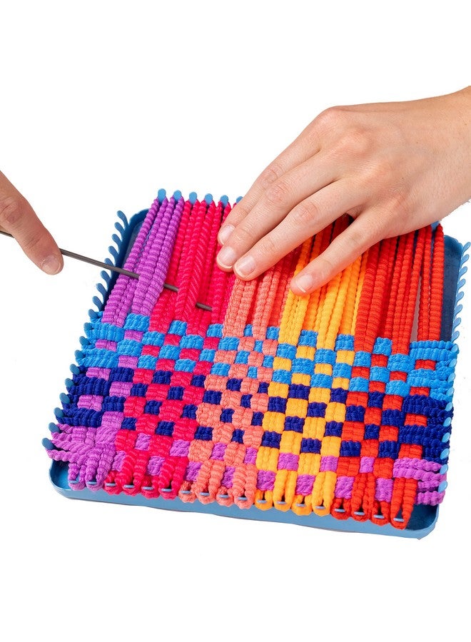 هابينيست نول نسج Hapinest اصنع حاملات الأواني بنفسك للأطفال، طقم نول نسج، طقم نول حامل الأواني للمبتدئين، طقم حلقات حامل الأواني، أدوات فنية وحرفية للأطفال والبنات والأولاد من سن 6 إلى 12 سنة فما فوق - Image 5