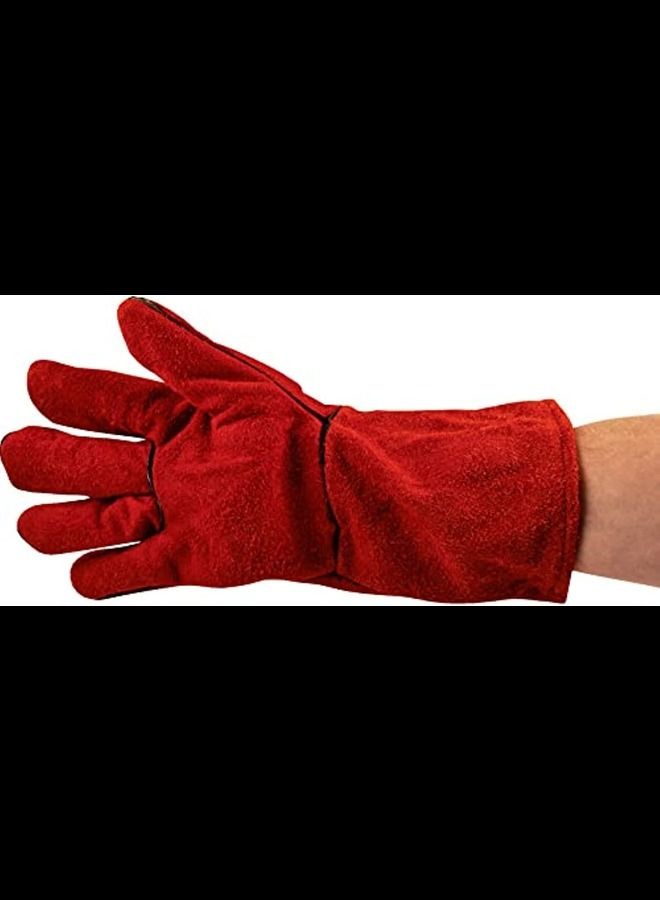 Leather welding gloves Wear Tear and Heat Resistant fire proof Stitched - Image 2