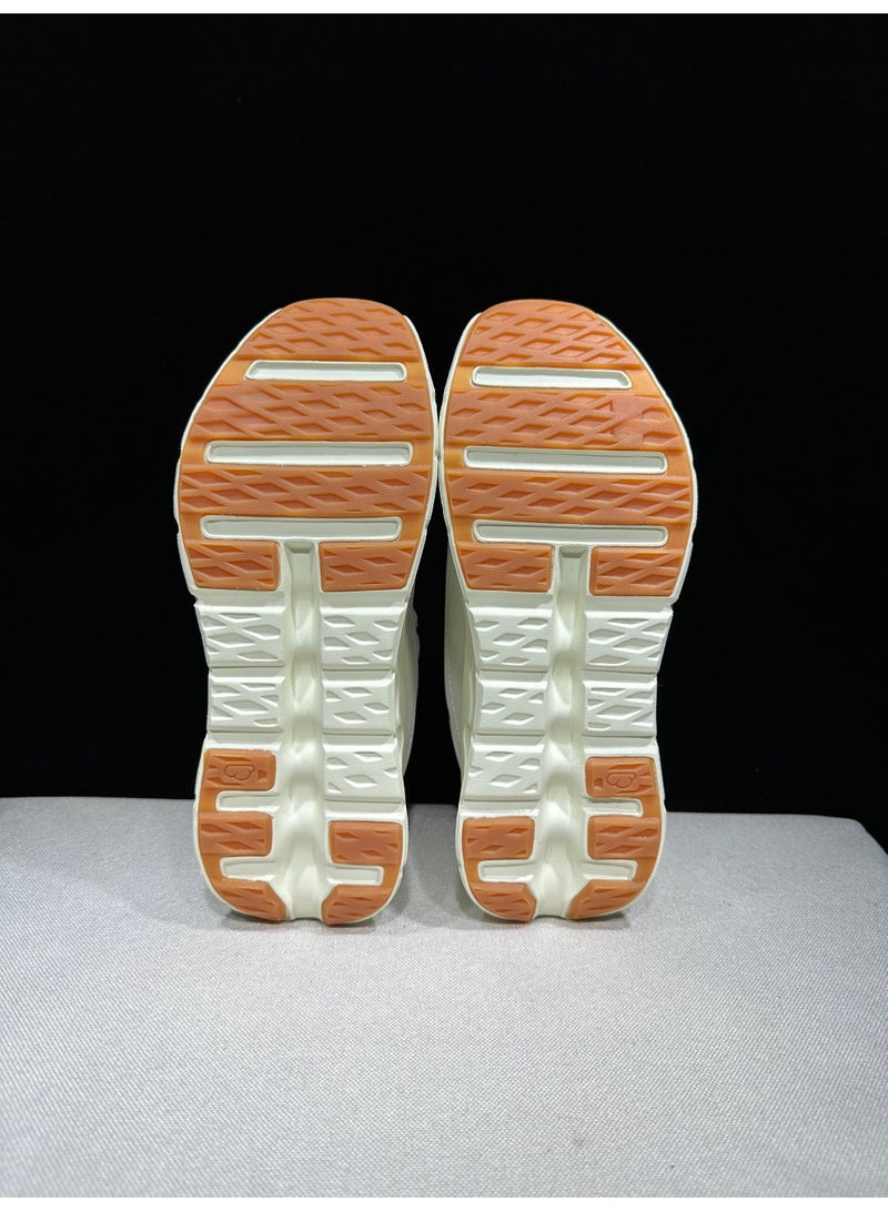 White Casual Running Shoes Athletic Sports Sneakers - Image 2