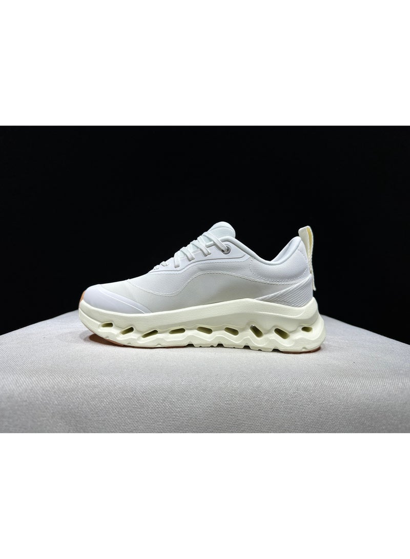 White Casual Running Shoes Athletic Sports Sneakers - Image 1