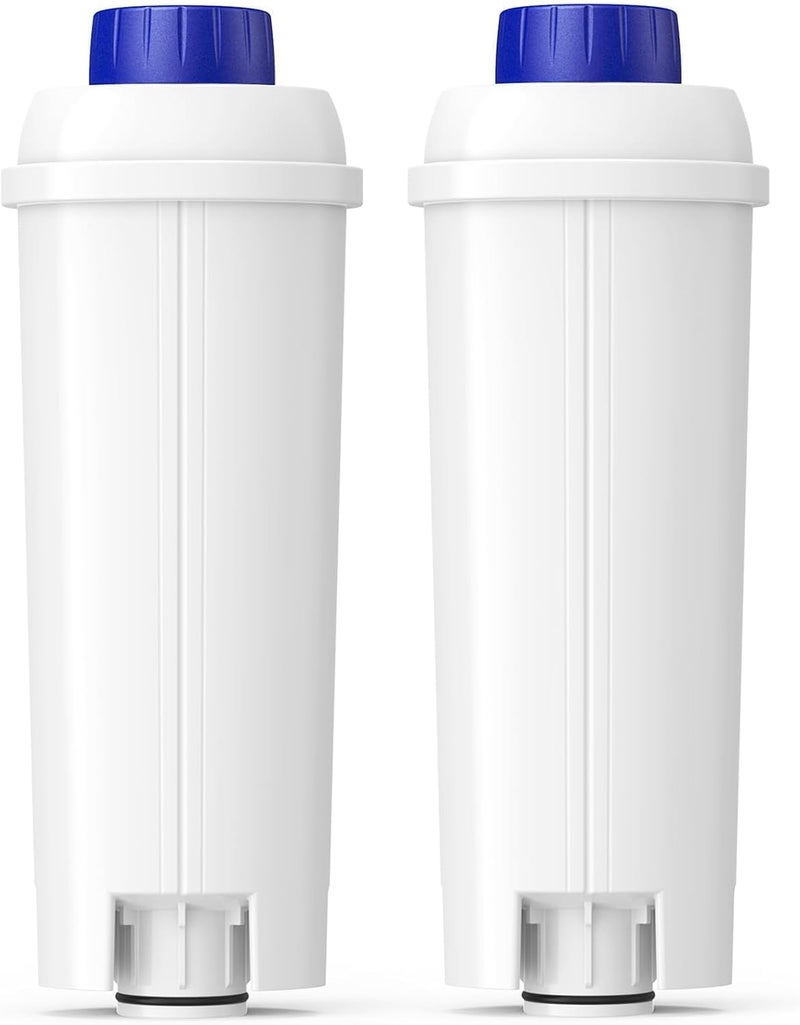 YOOJ® Coffee Machine Filter for Delonghi DLSC002 with Activated Carbon Softener, Replacement Coffee Machine Filter Compatible with De'Longhi ECAM, Esam, ETAM, BCO, EC (2PCS) - Image 1