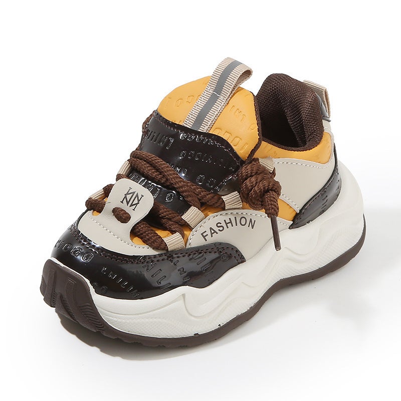 Mesh Sneakers Lightweight Flexible Sole Walking Shoes For Kids Indoor And Outdoor Activities - Image 1