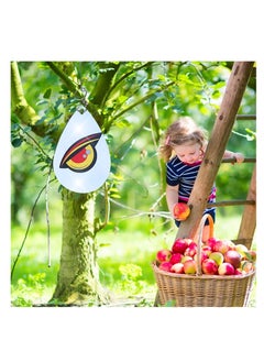 SYOSI Eye Decoy Scary Eyes Strong Visual Bird Repellent Mirror Reflective Pinwheels Bird Deterrent Bird Scarers Sparkly Wind Spinner Hanging Outdoors For Anti-Bird Places 3Pcs  - Image 5