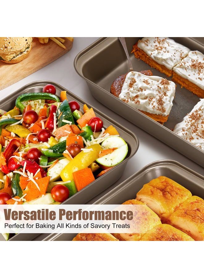 Rommeka 9x13 Baking Pan with Lid, Non Stick Oven Pan for Baking, Rectangle Cake Pan Carrier with Lid and Handle - Image 5