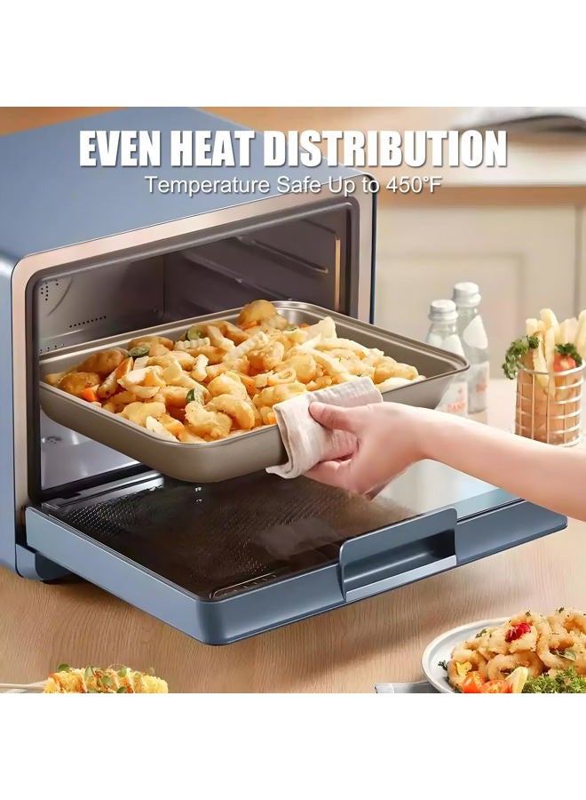 Rommeka 9x13 Baking Pan with Lid, Non Stick Oven Pan for Baking, Rectangle Cake Pan Carrier with Lid and Handle - Image 3
