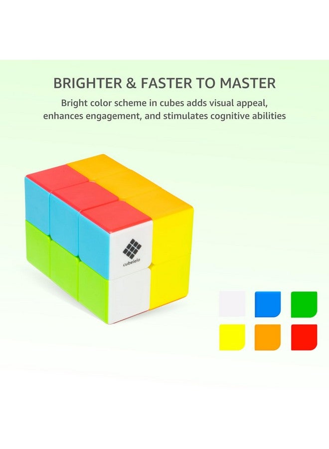 Cubelelo Drift 2X2X3 Cuboid Stickerless Puzzle | Unique Twist | Smooth Rotations For Stress Relief & Brain Teasers | Ideal Puzzle For Kids & Adults - Image 5