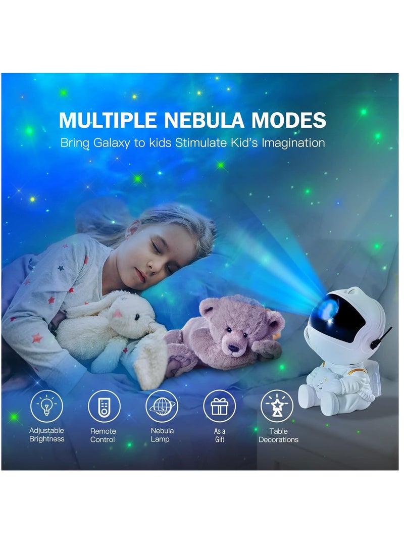 Star Projector Astronaut Galaxy Light Projector, Kids Room Decor Aesthetic, Tiktok Nebula Night Lights, Remote Control and 360°Rotation Magnetic Head, Star Lights for Bedroom, Gaming Room Decor - Image 2