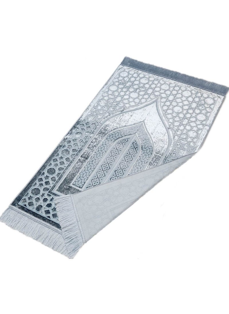 Museum Elegant Velvet Muslim Prayer Mat.High Quality Turkish Islamic Salah Rug.  - Image 2
