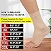 KEKING Ankle Brace Compression Support Sleeve for Women Men Medical Ankle Compression Socks for Plantar Fasciitis Foot Ankle Swelling Achilles Tendon Support Arch Support 1 Pair of Beige L - Image 4