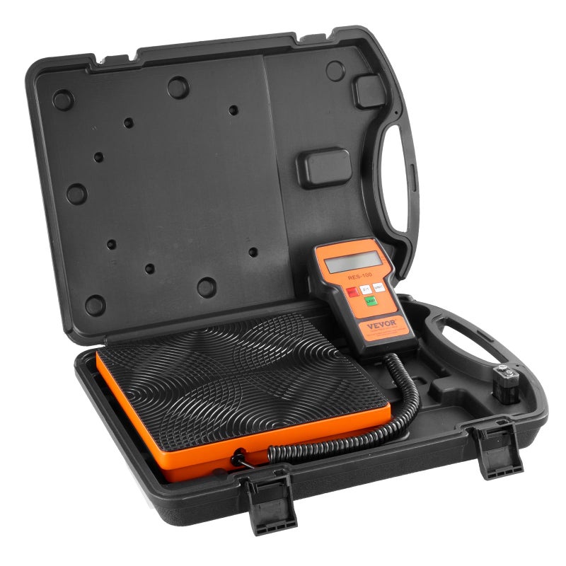 VEVOR Refrigerant Scale 220 LBS HAVC Charging Recovery Freon Scale with Wired Remote Control 5g High Precision Electronic Digital Recovery Weight Scale with Case and Dry Battery - Image 2