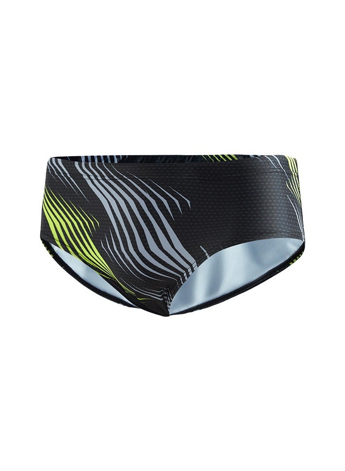 KUYING New High Waisted Flat Angle Swimming Trunks - Image 1