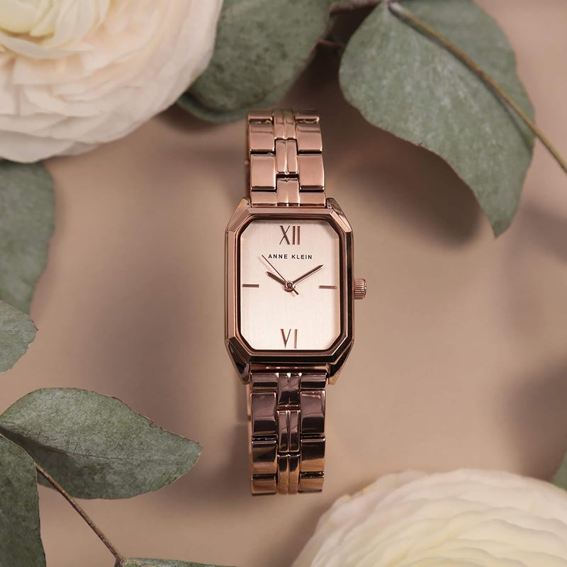 Anne Klein Women's Rose Gold Dress Watch AK/3774RGRG - Image 5